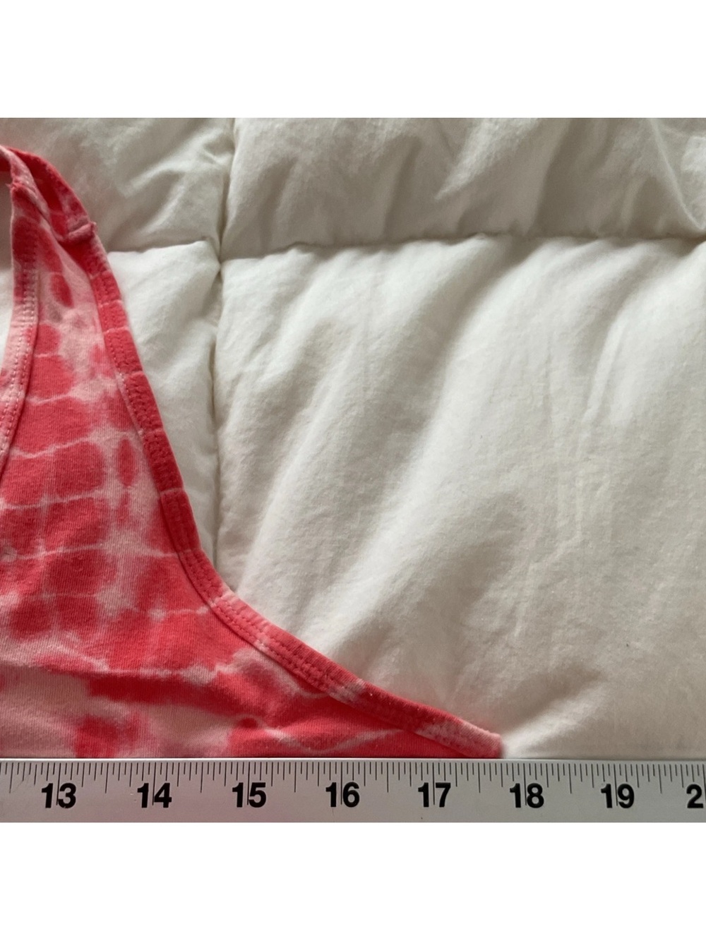 Balance Collection Red Tie-Dye Racerback Tank Top - Picture 5 of 6